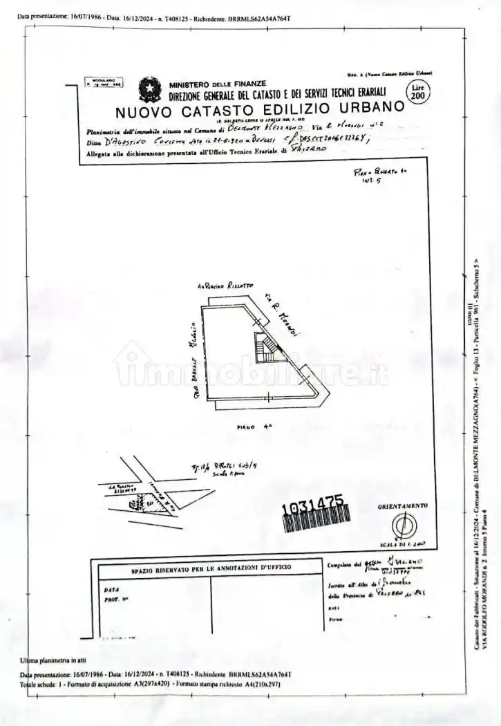 Appartamento in vendita a Belmonte Mezzagno