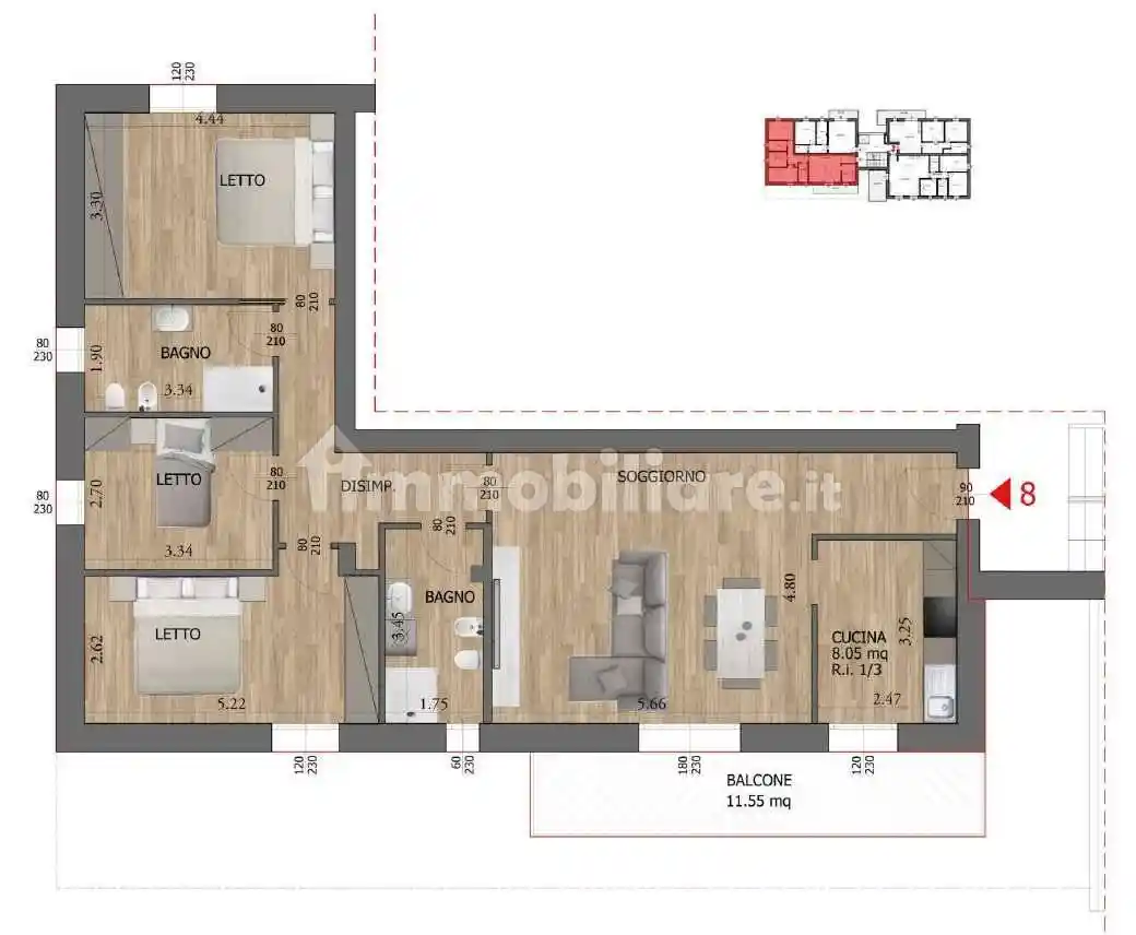 Appartamento in vendita a Reggio Emilia