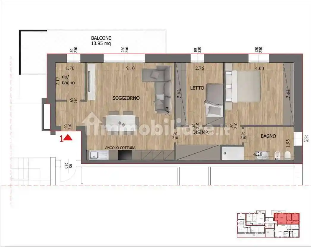 Appartamento in vendita a Reggio Emilia
