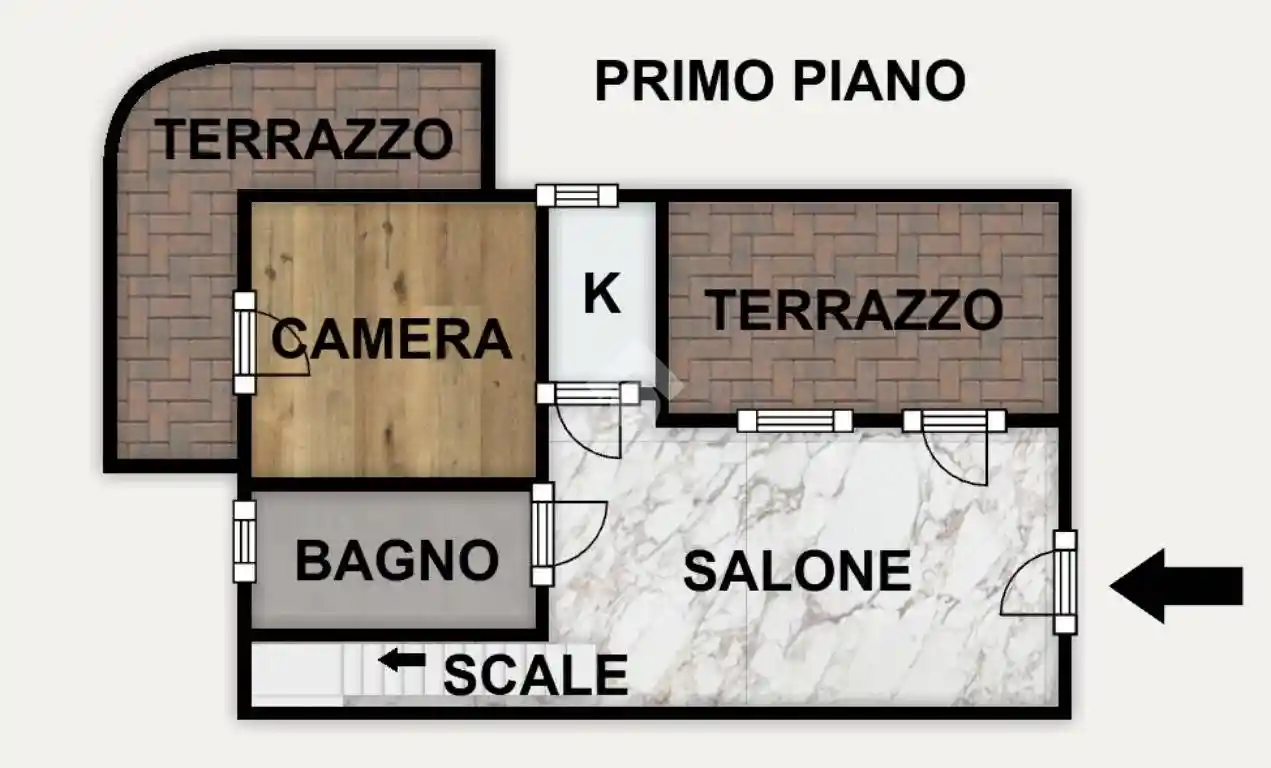 Trilocale via di Malafede 40, Casal Bernocchi, Roma - foto 4