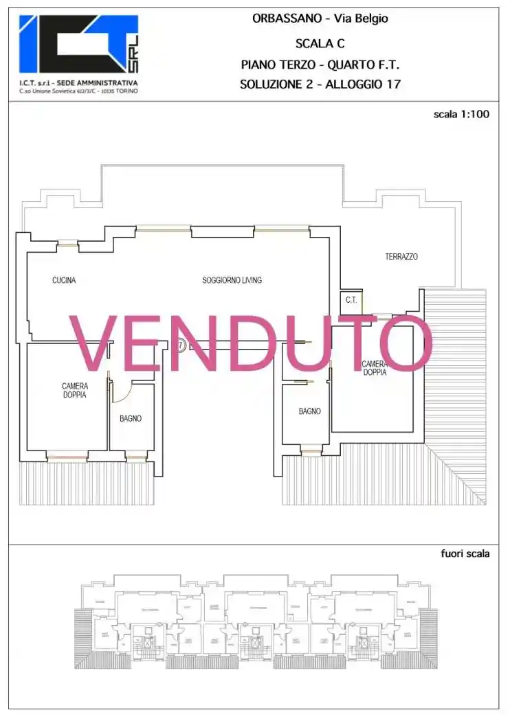 Attico - Mansarda in vendita a Orbassano