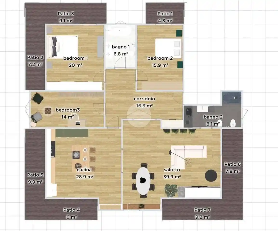 Appartamento via G. Verdi, Taverna, Montalto Uffugo - foto 3