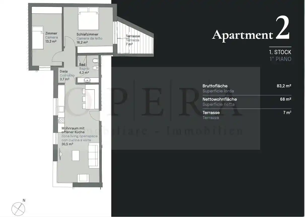 Trilocale Ega centro, San Nicolò D'ega, Nova Ponente - foto 2