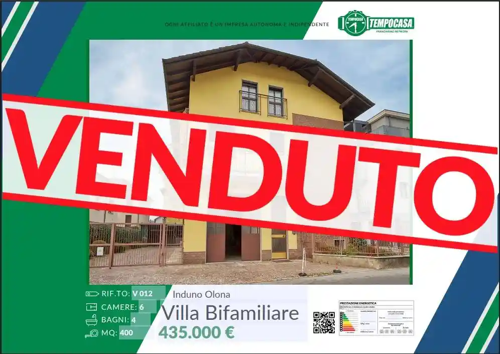 Villa in vendita a Induno Olona