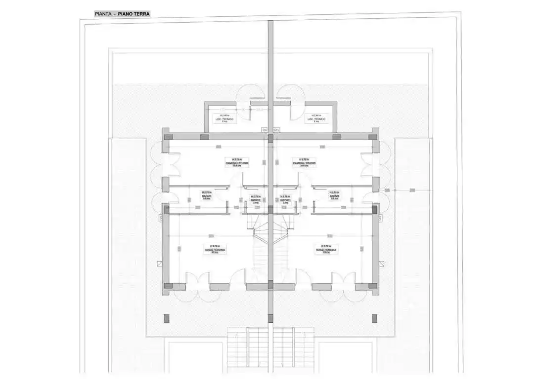 Villa bifamiliare, nuova, 170 m², Tor Vergata, Roma - foto 3