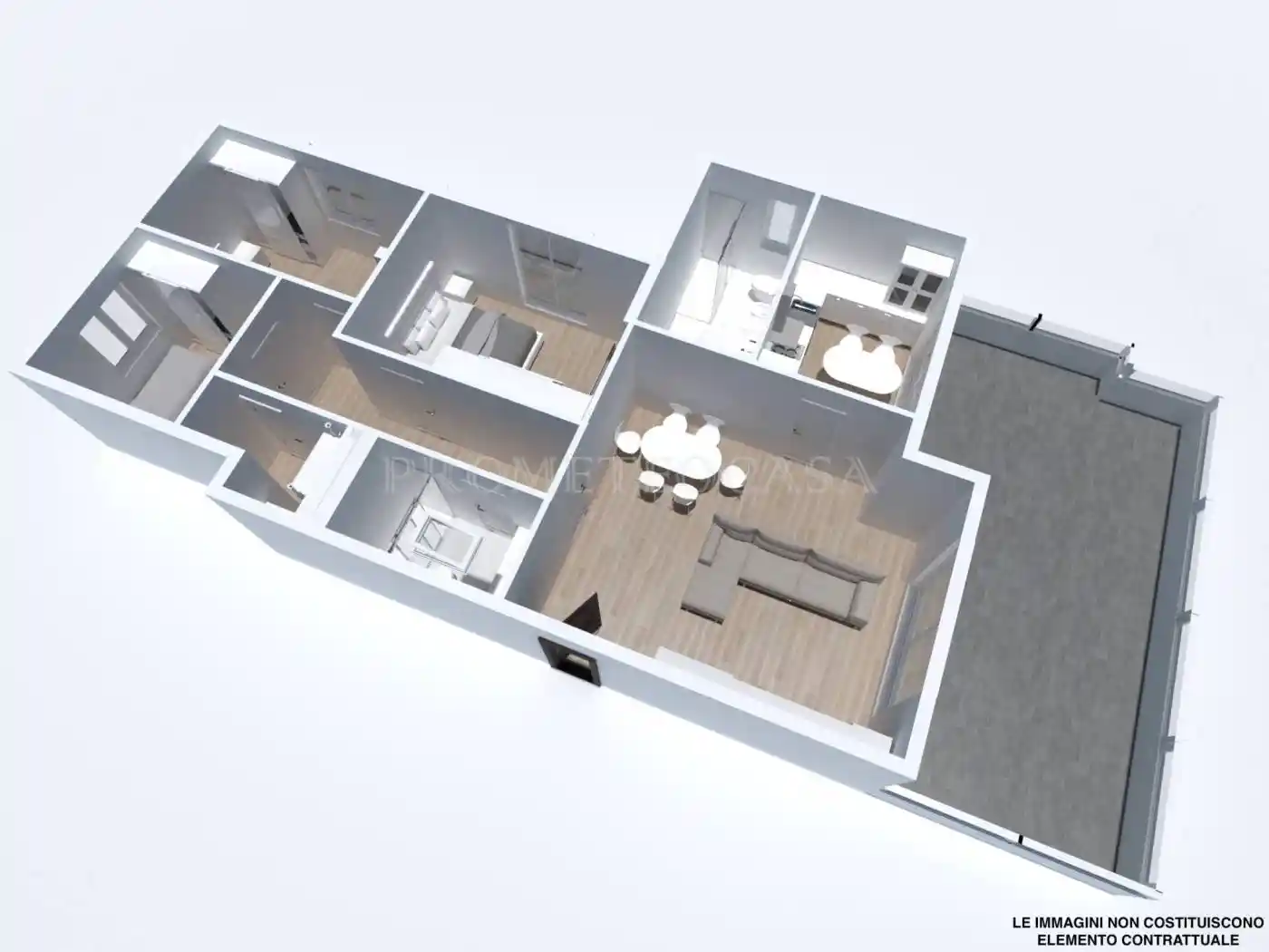 Quadrilocale via Basilicata 5, Sesto Ulteriano, San Giuliano Milanese - foto 3