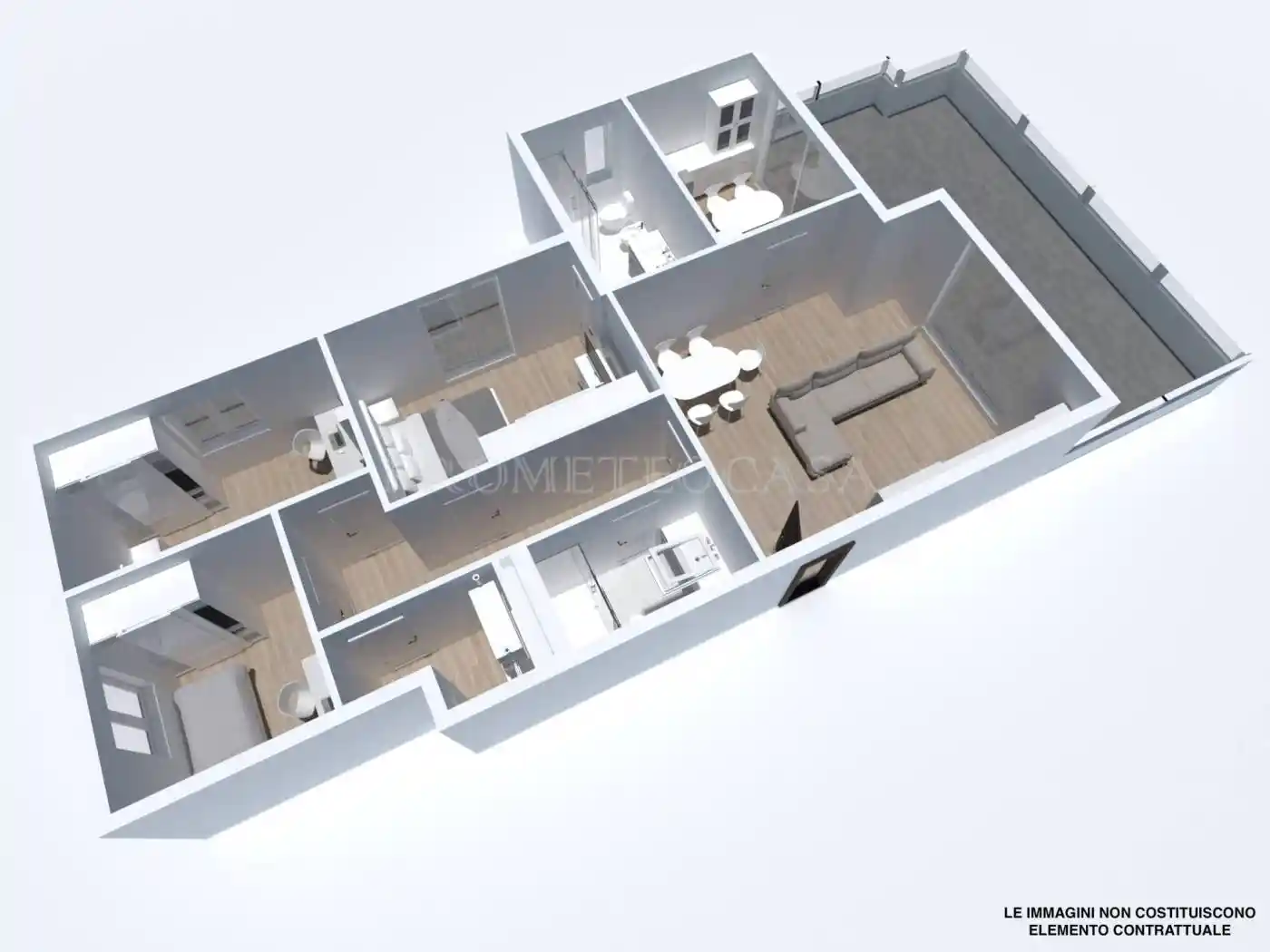 Quadrilocale via Basilicata 5, Sesto Ulteriano, San Giuliano Milanese - foto 5