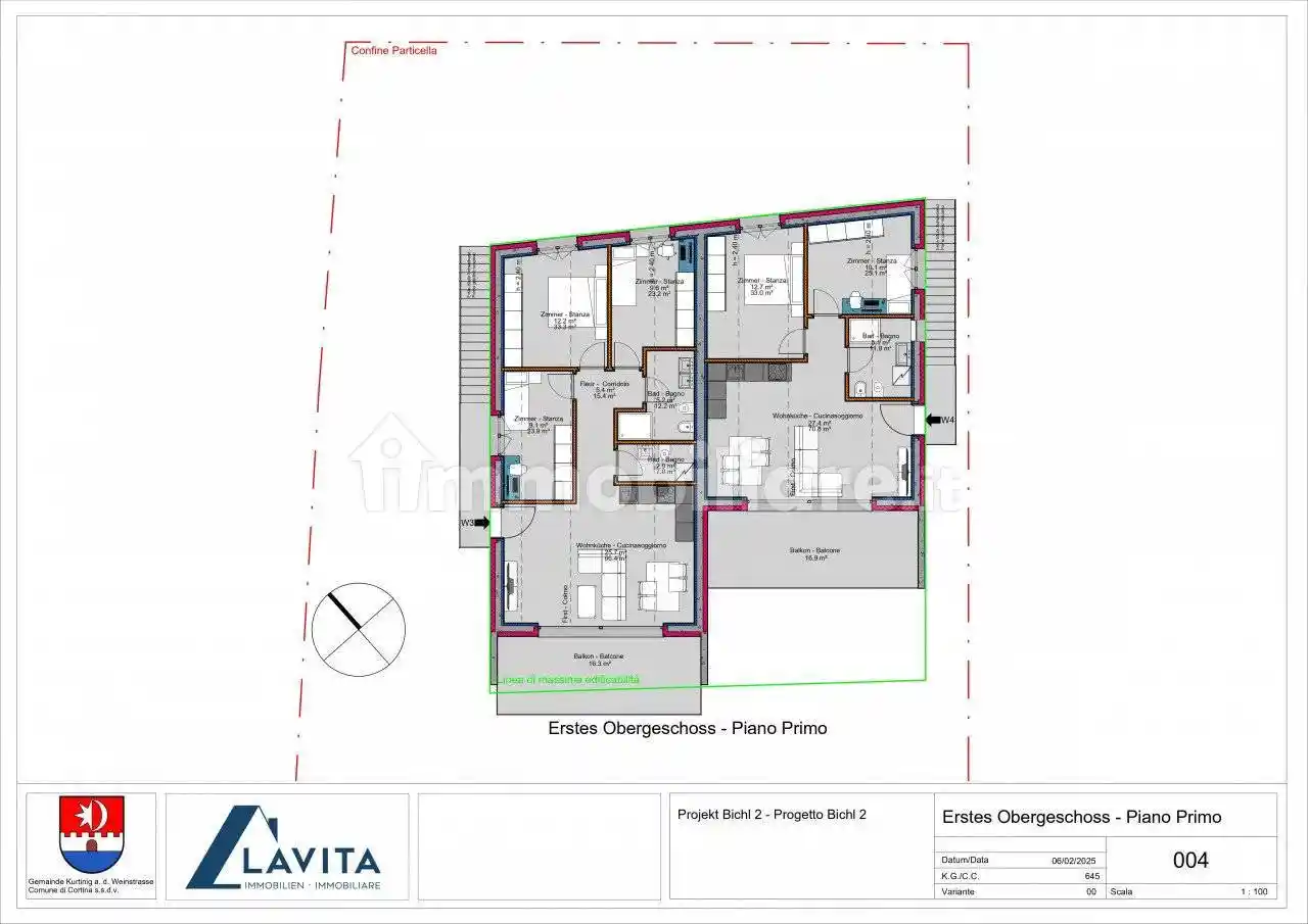 Quadrilocale weinbergweg - via della vigna, Cortina sulla Strada del Vino - foto 4