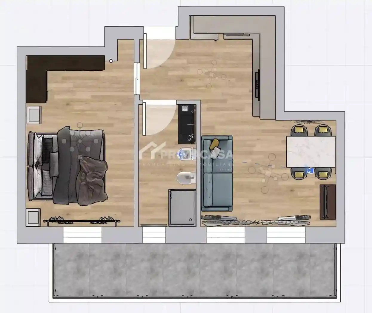 Bilocale via Don Luigi Guanella, 23, Precotto, Milano - foto 2