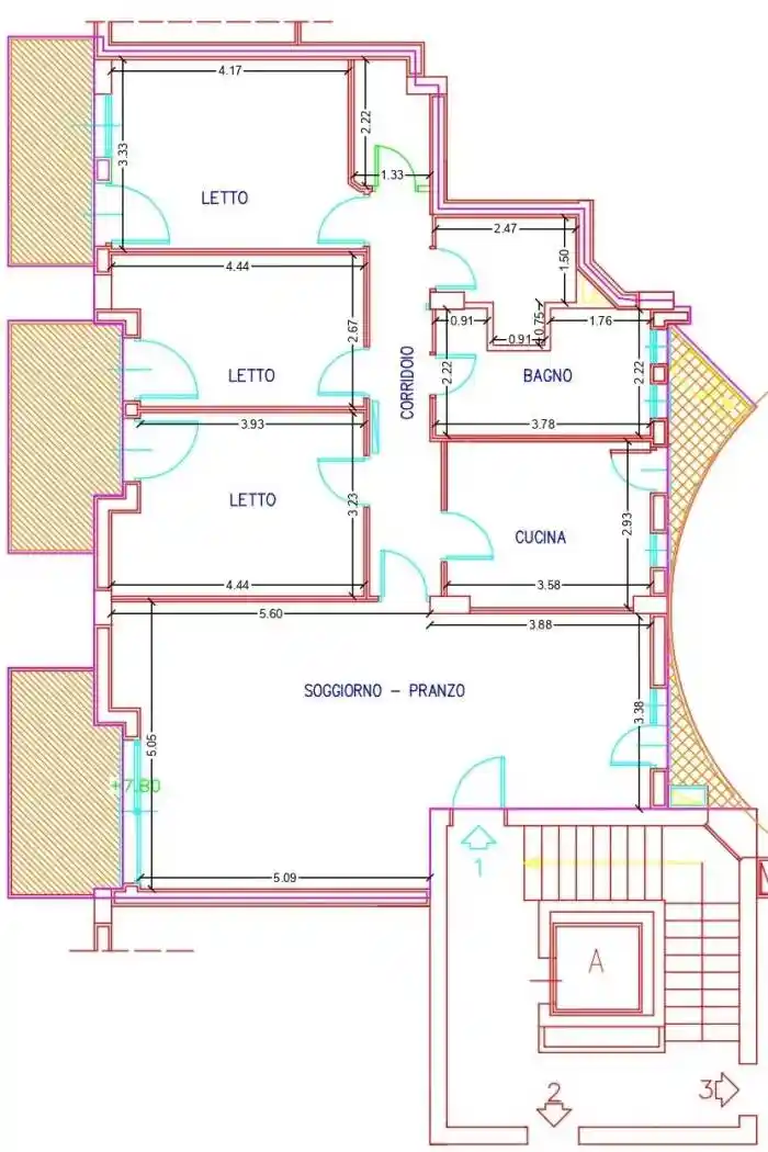 Quadrilocale via Torino 5, Centro, Villa San Giovanni - foto 4