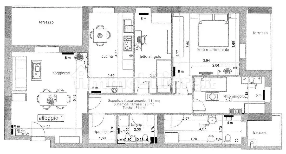 Appartamento via degli Stadi 113, Stadio - Città 2000, Cosenza - foto 5