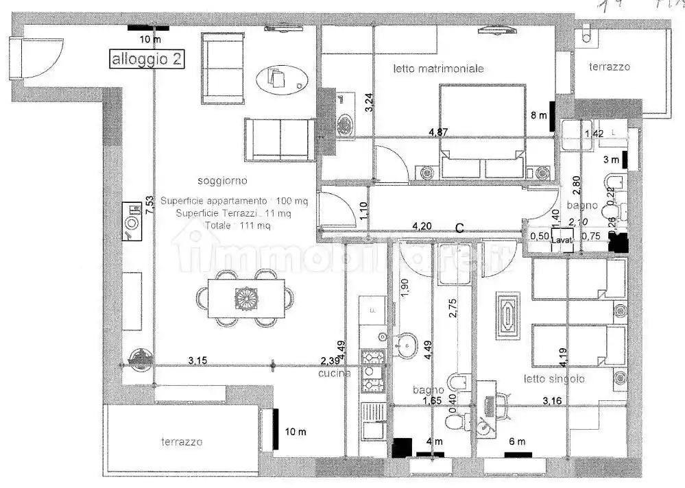 Trilocale via degli Stadi 113, Stadio - Città 2000, Cosenza - foto 5