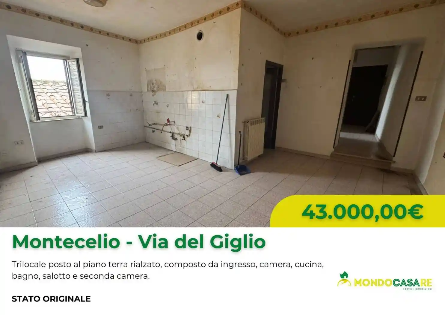 Appartamento in vendita a Guidonia Montecelio