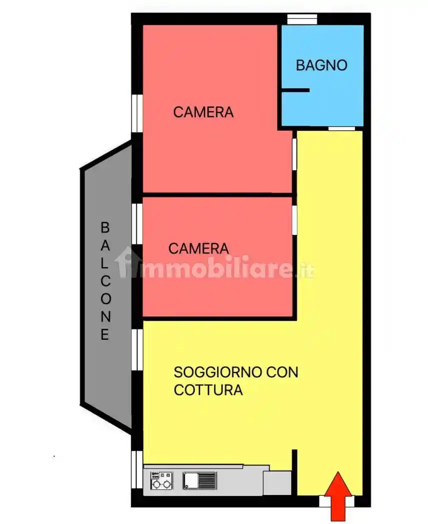 Trilocale ottimo stato, terzo piano, Fornaci, Brescia - foto 3