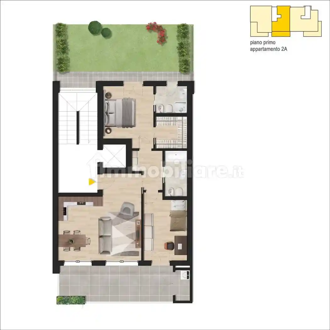 Trilocale nuovo, piano terra, Olmo, Perugia - foto 4