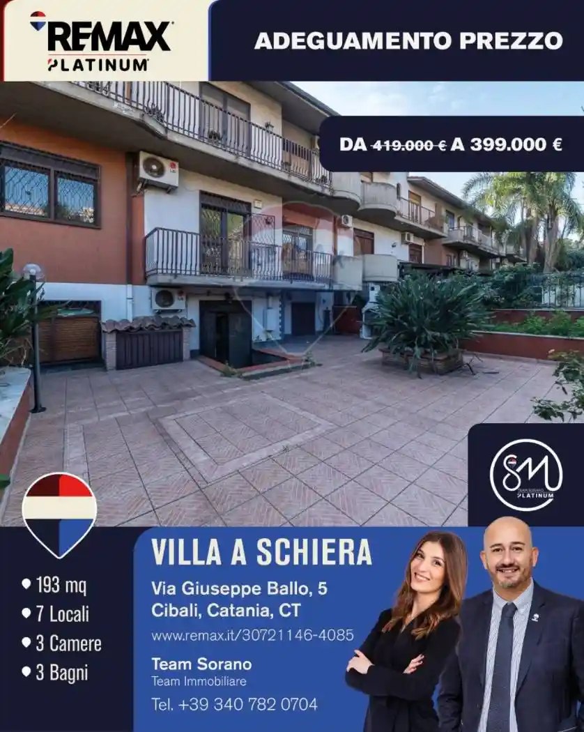 Villetta a schiera in vendita a Catania