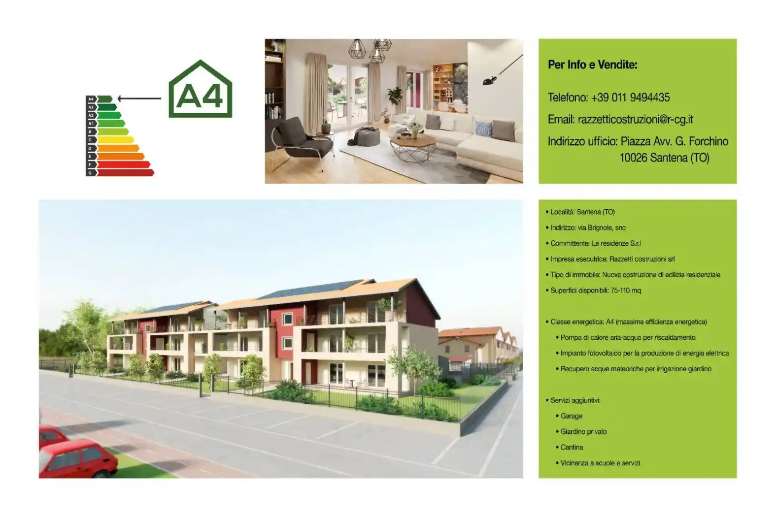 Appartamento in vendita a Santena