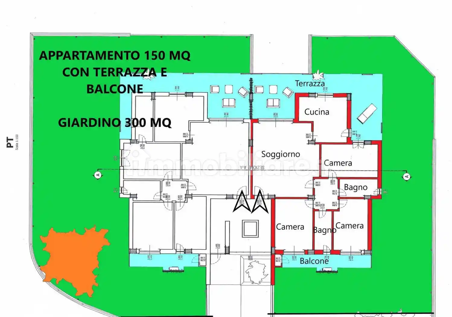 Quadrilocale nuovo, secondo piano, A. Annarumma, A. Gasperi, F. Tedesco, Avellino - foto 5