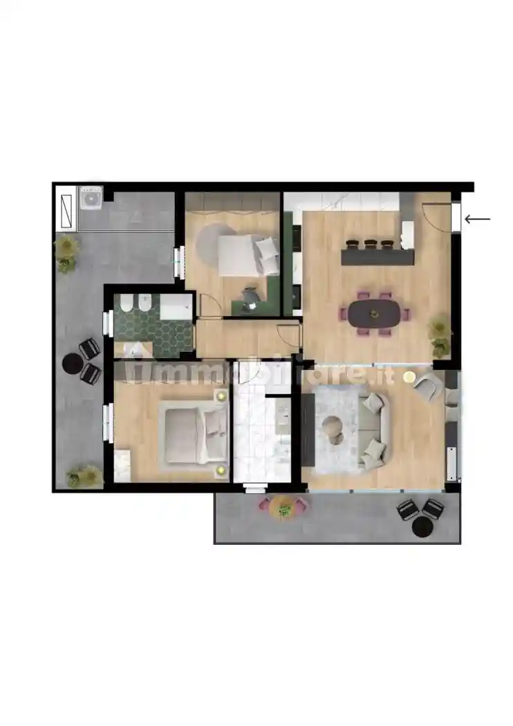 Appartamento nuovo, secondo piano, San Mariano - Santa Sabina, Perugia - foto 3