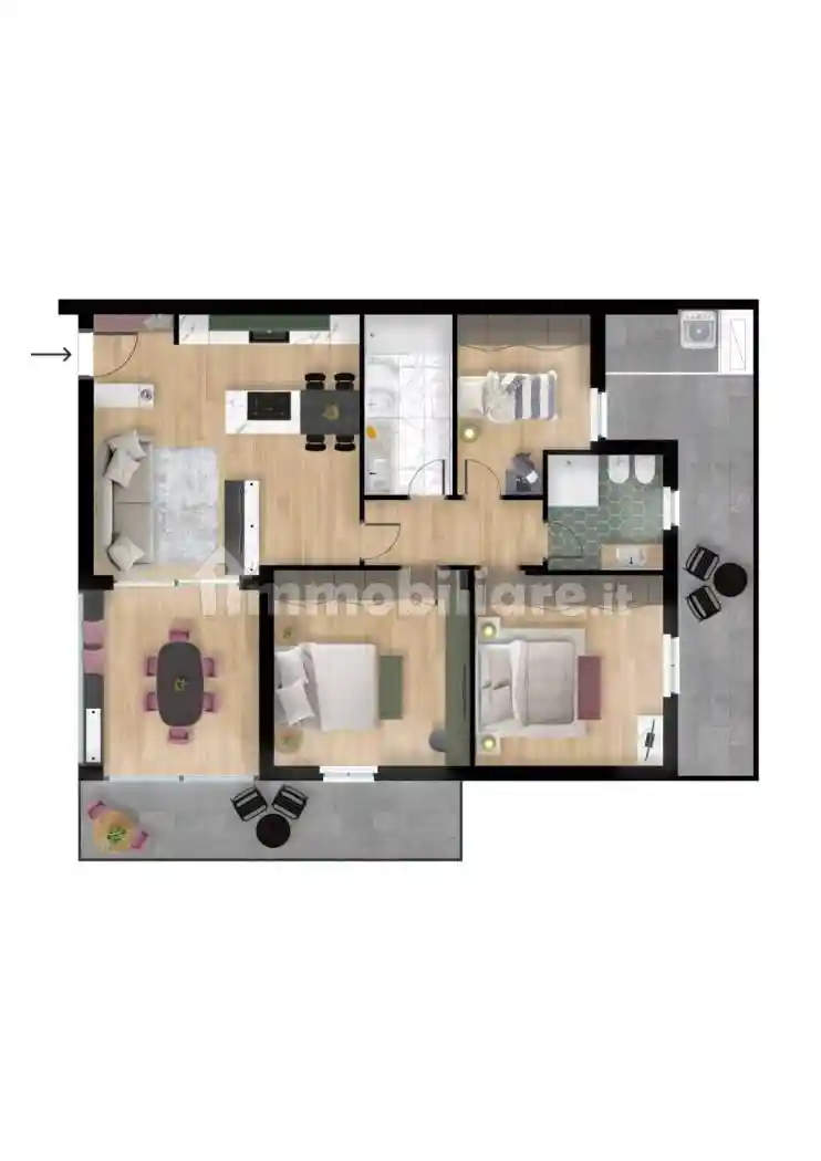 Appartamento nuovo, piano terra, San Mariano - Santa Sabina, Perugia - foto 3