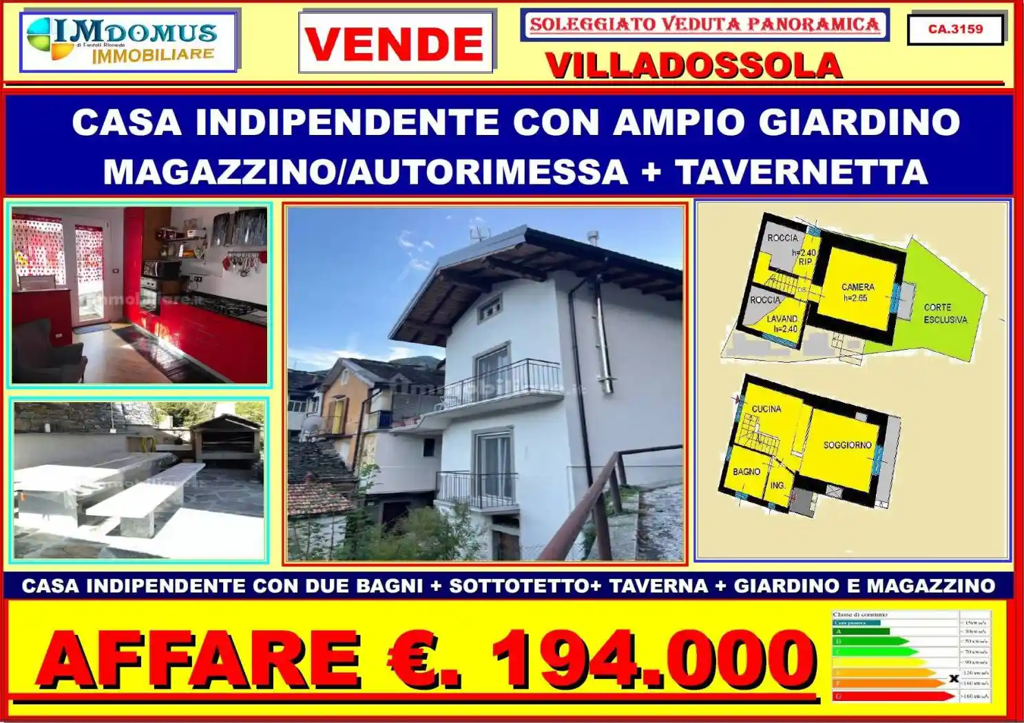 Casa indipendente in vendita a Villadossola