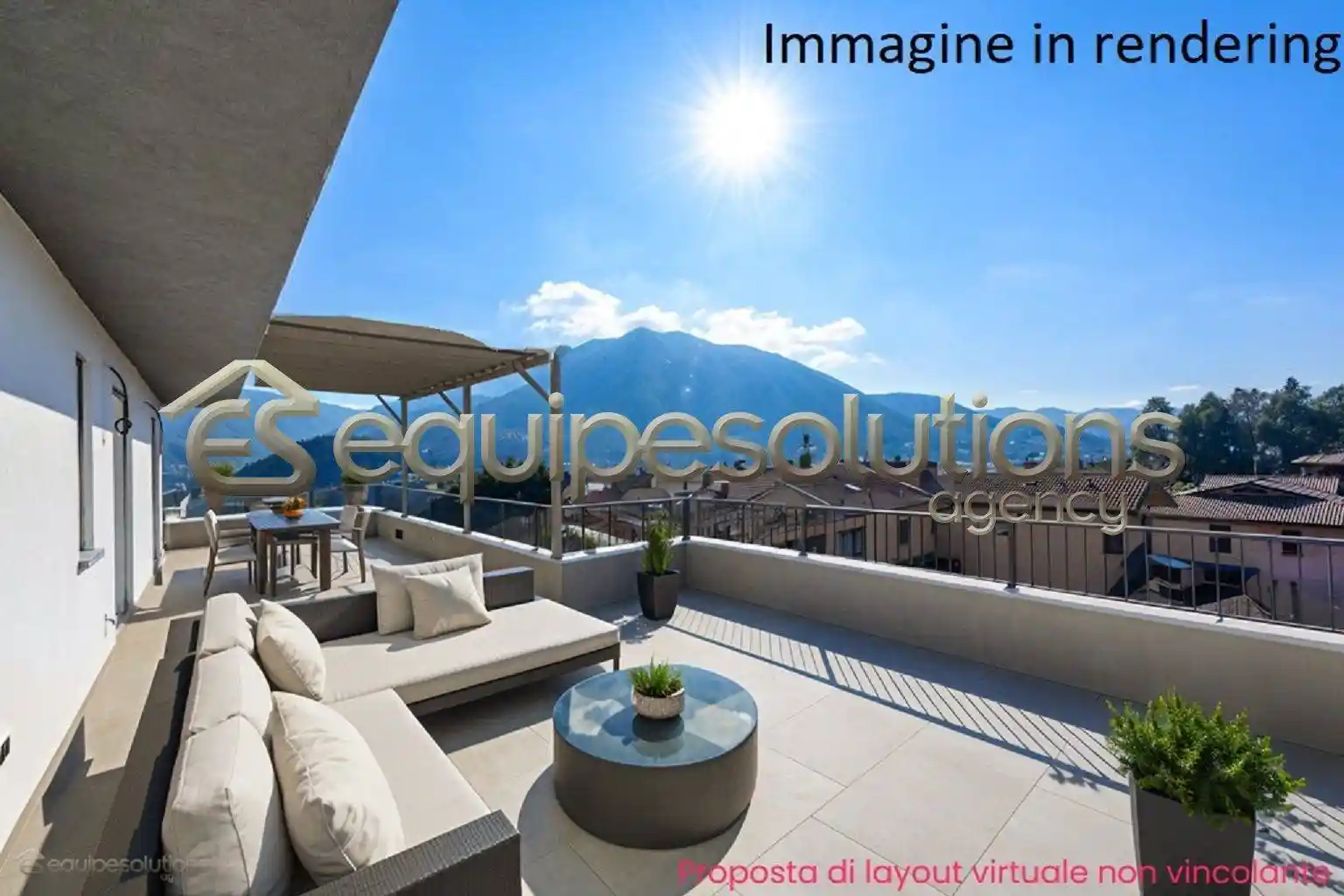 Attico - Mansarda in vendita a Albino