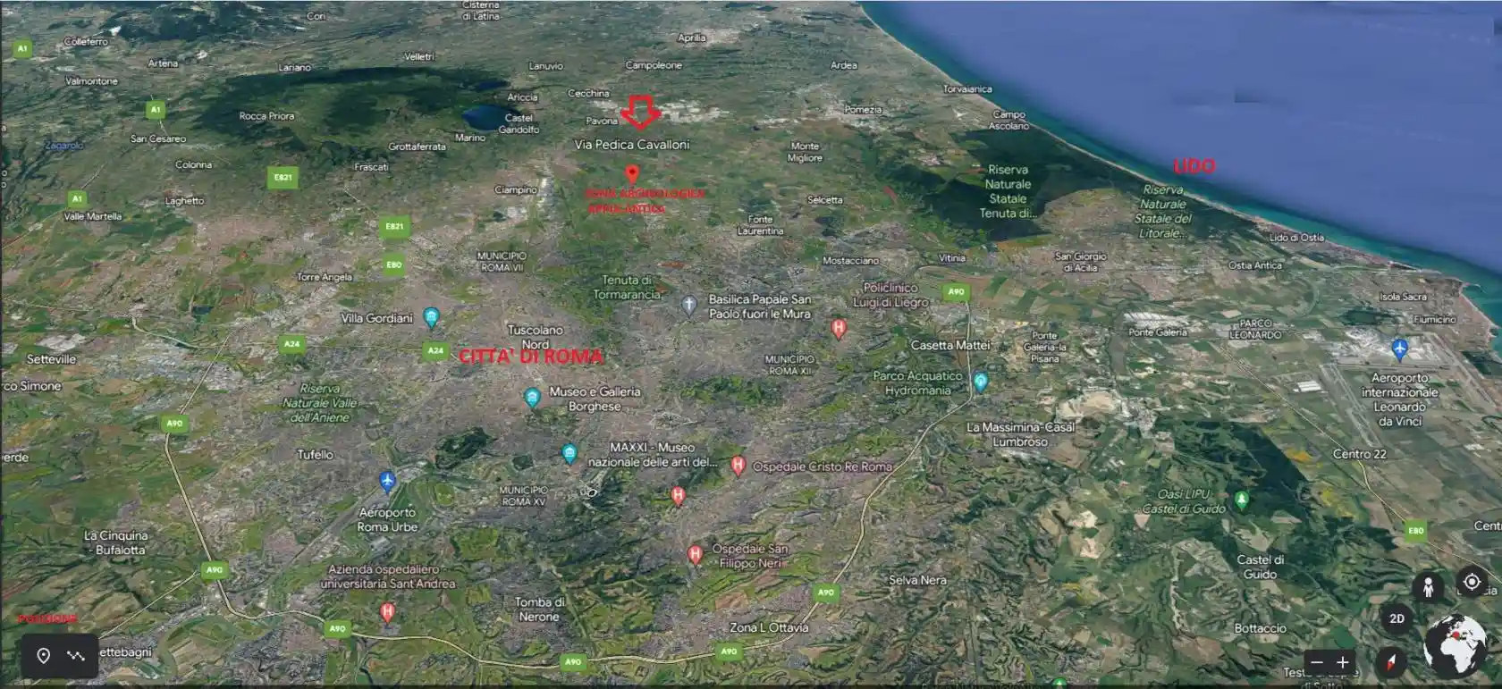 Villa unifamiliare via Pedica Cavalloni, Divino Amore, Roma - foto 3