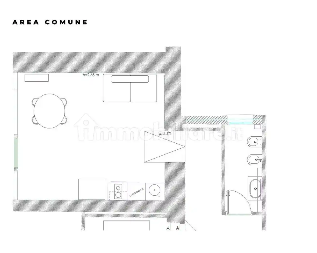 Bilocale via Cesare Battisti 6, Porta Valle - Stazione, Jesi - foto 5