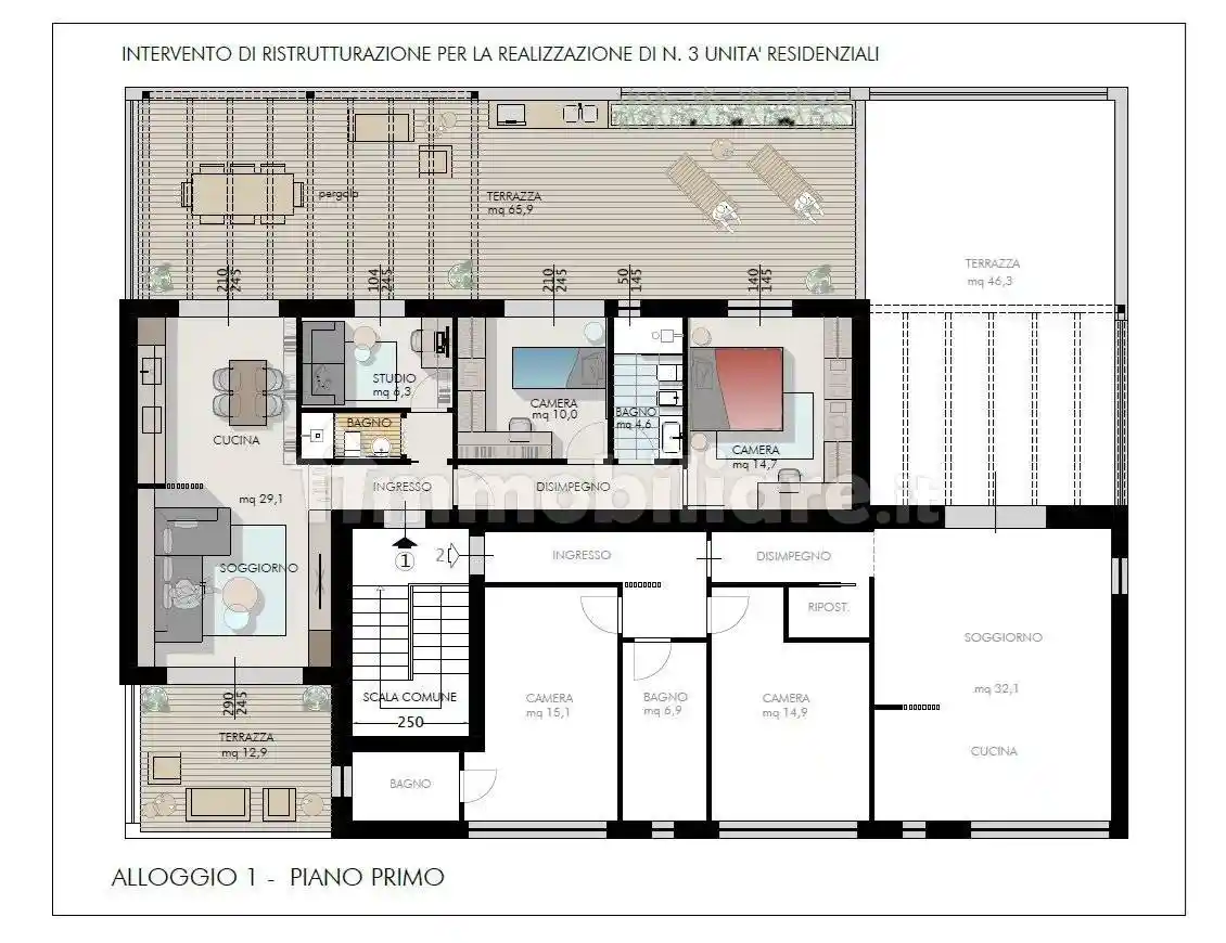 Appartamento in vendita a Cascina