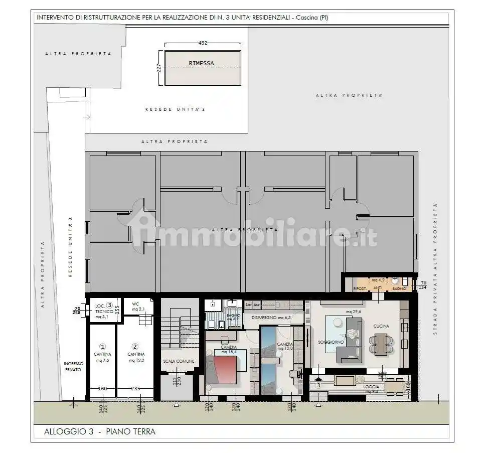 Appartamento in vendita a Cascina