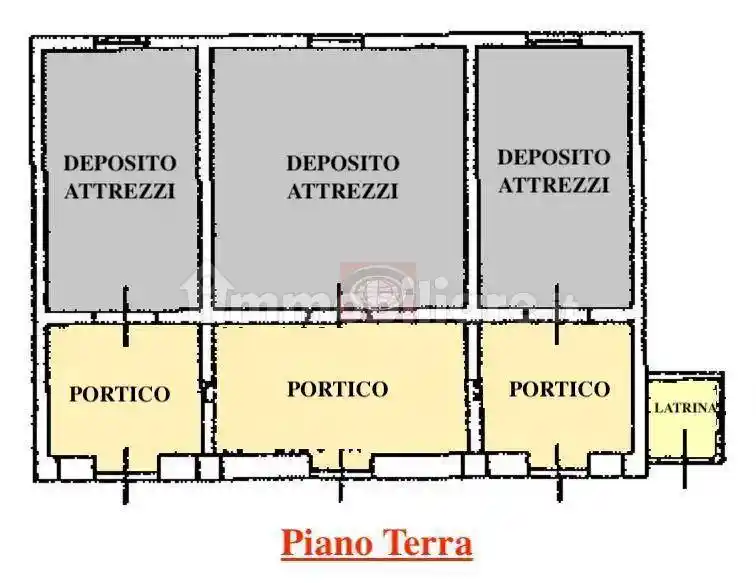 Terratetto unifamiliare 225 m², da ristrutturare, San Giorgio - Pioppa, Cesena - foto 4