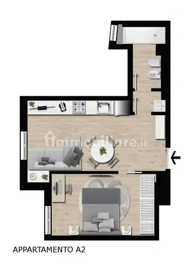 Bilocale via Fratelli Rosselli 23, Bologna - Sulmona, Milano - foto 3