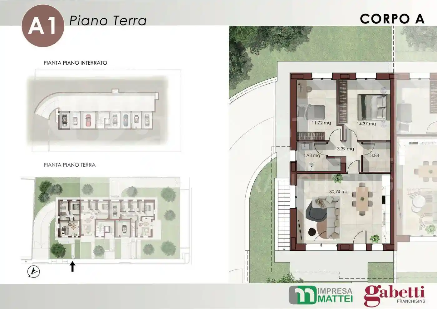 Appartamento in vendita a Verucchio