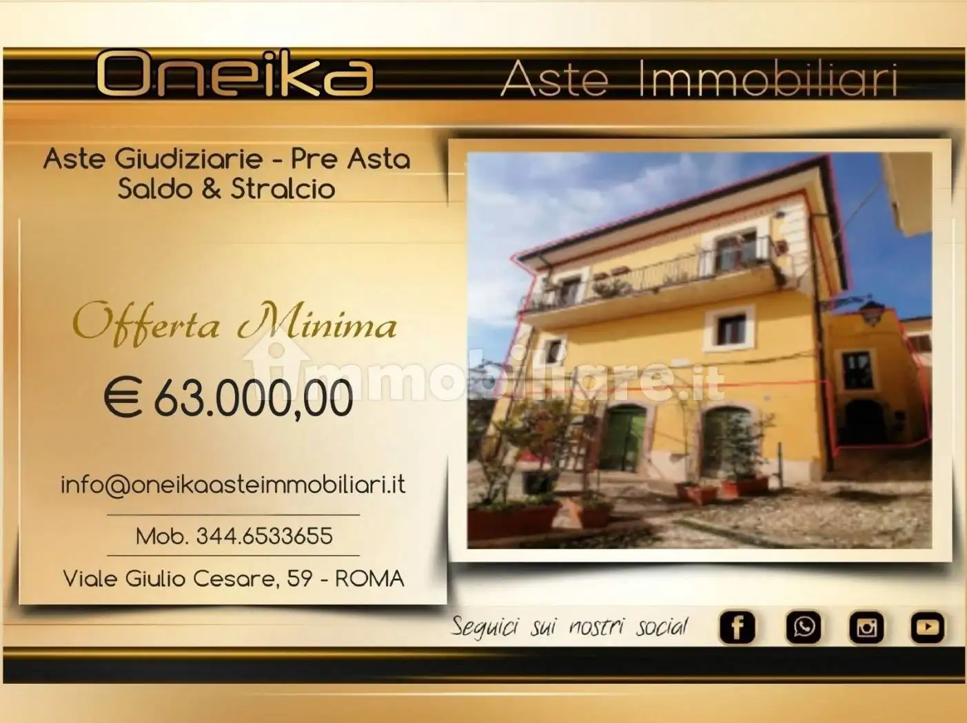 Appartamento in asta a Fontechiari