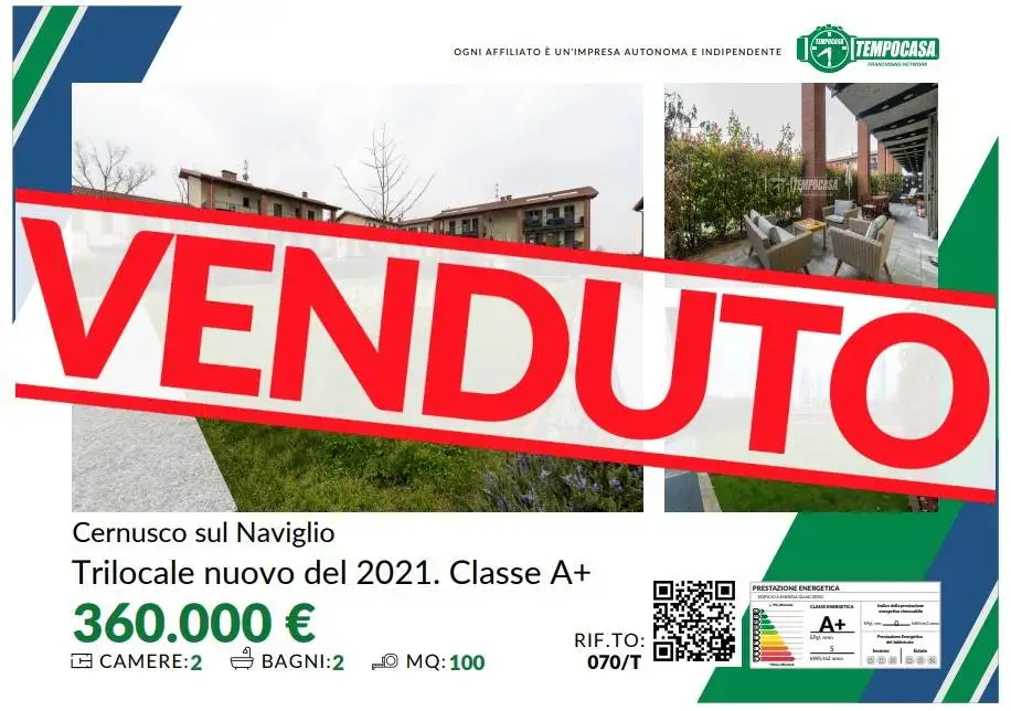 Appartamento in vendita a Cernusco sul Naviglio