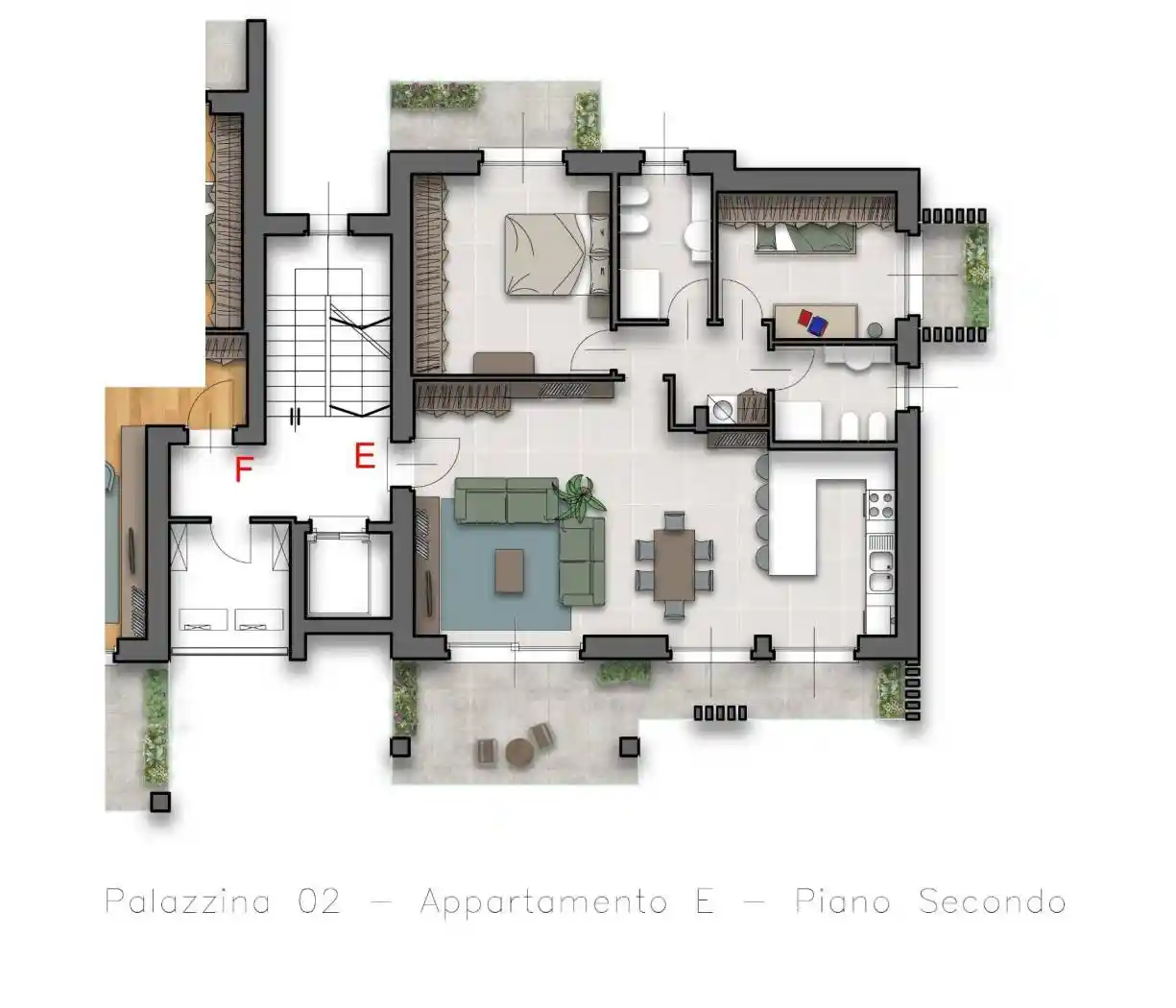 Appartamento in vendita a Locate Varesino