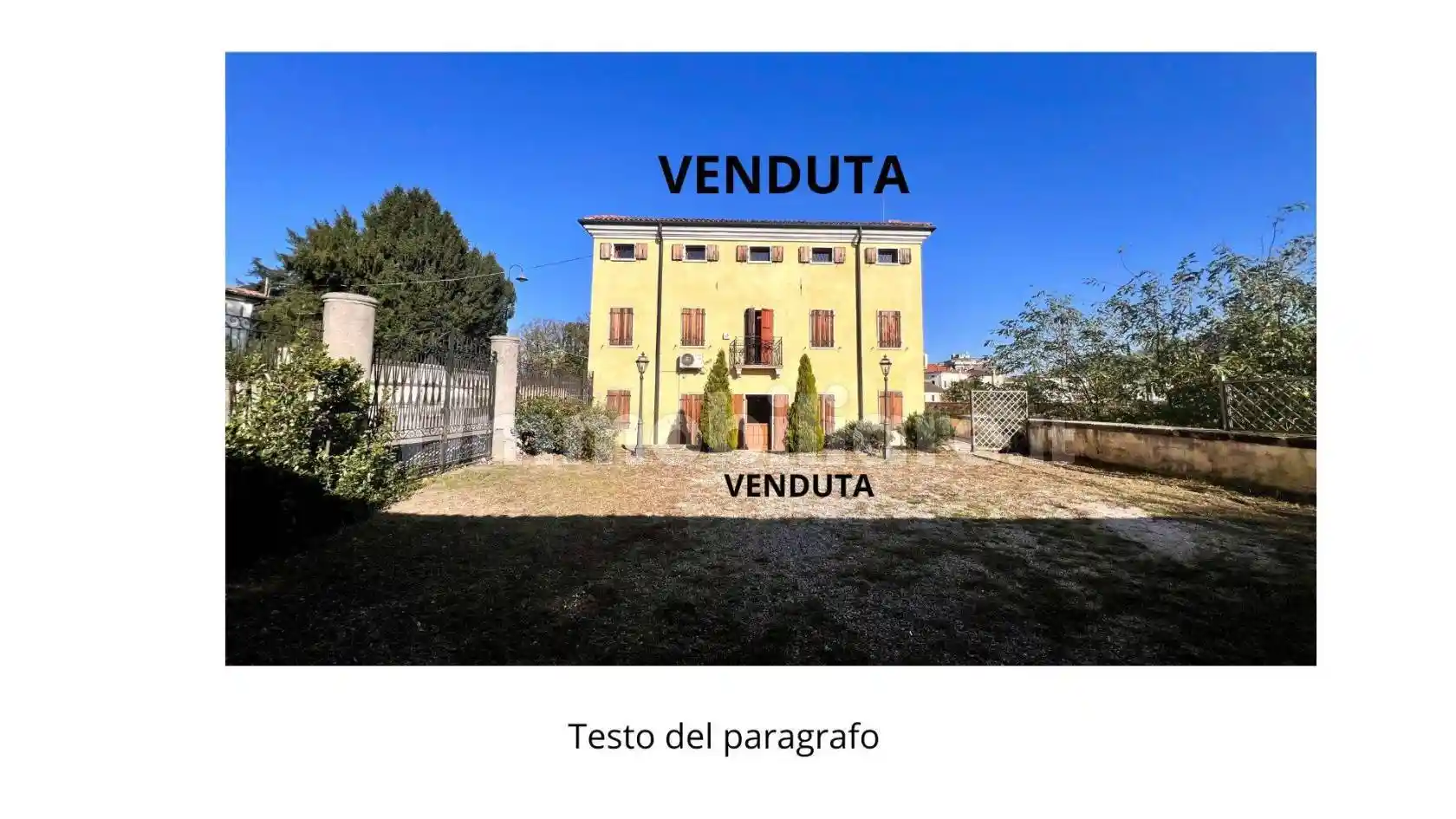 Villa in vendita a Montegalda