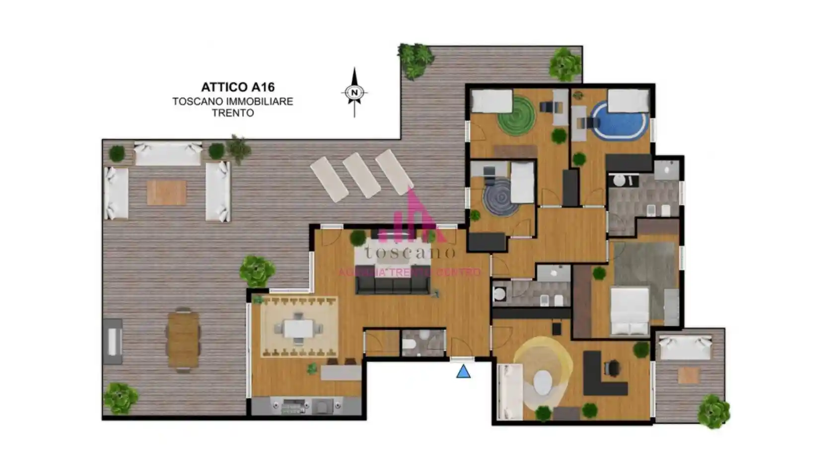 Attico nuovo, 187 m², Meano - Gazzadina, Trento - foto 2