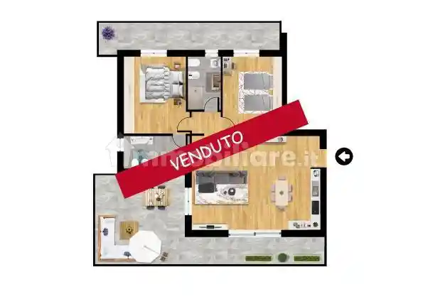 Appartamento in vendita a San Giorgio Su Legnano