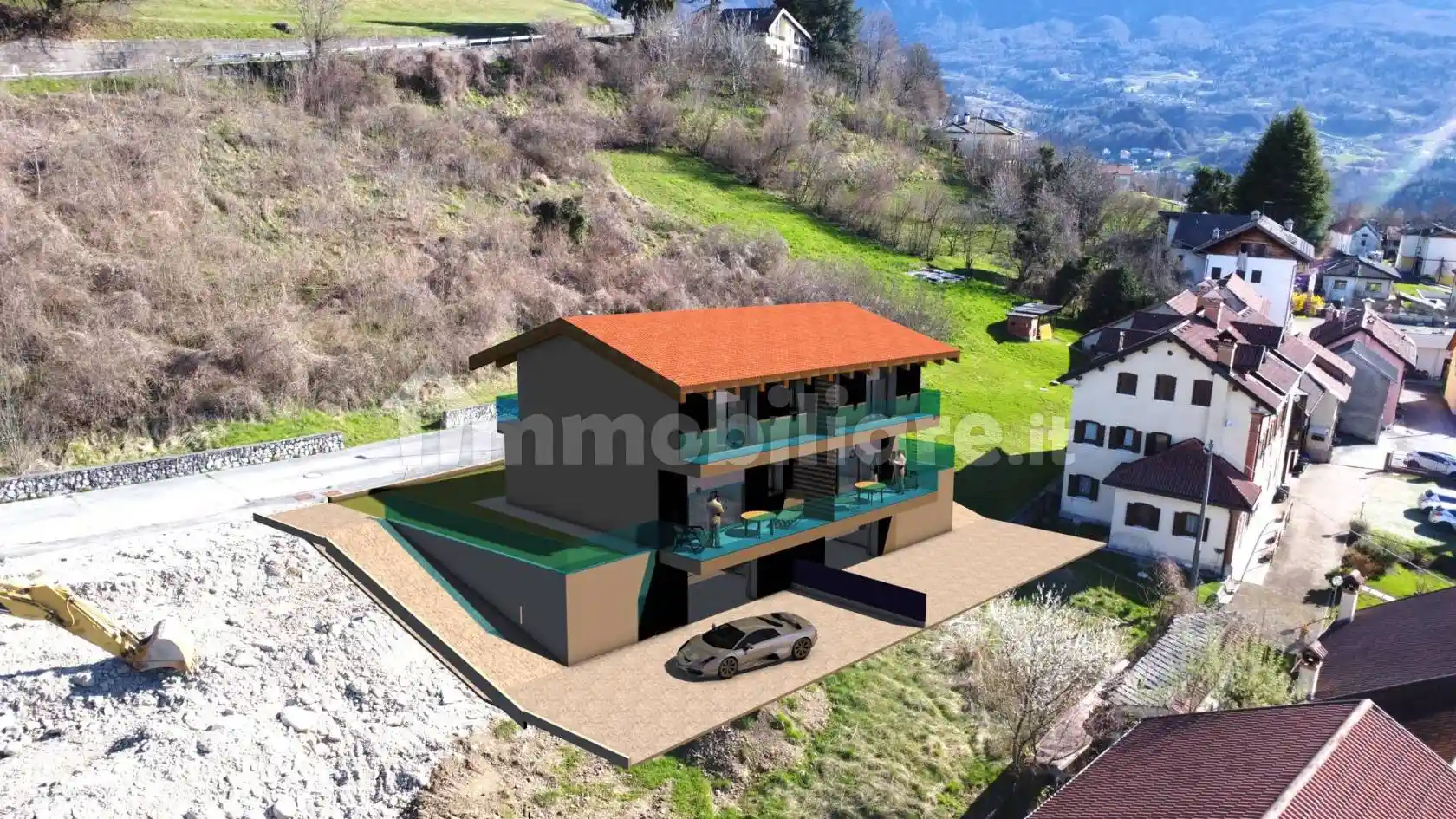 Villa bifamiliare via Piane, Torres, Alpago - foto 4