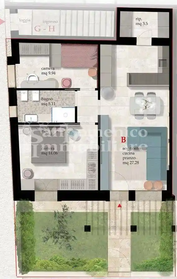 Appartamento in vendita a Cascina