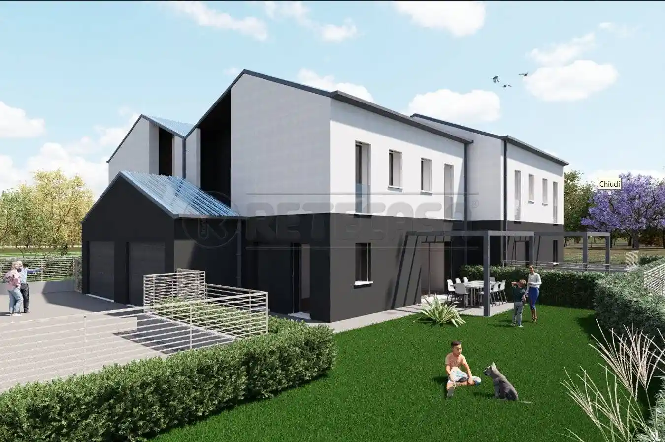 Villa bifamiliare, nuova, 164 m², Gogna, Vicenza - foto 3