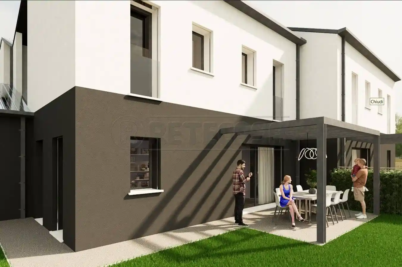 Villa bifamiliare, nuova, 164 m², Gogna, Vicenza - foto 4