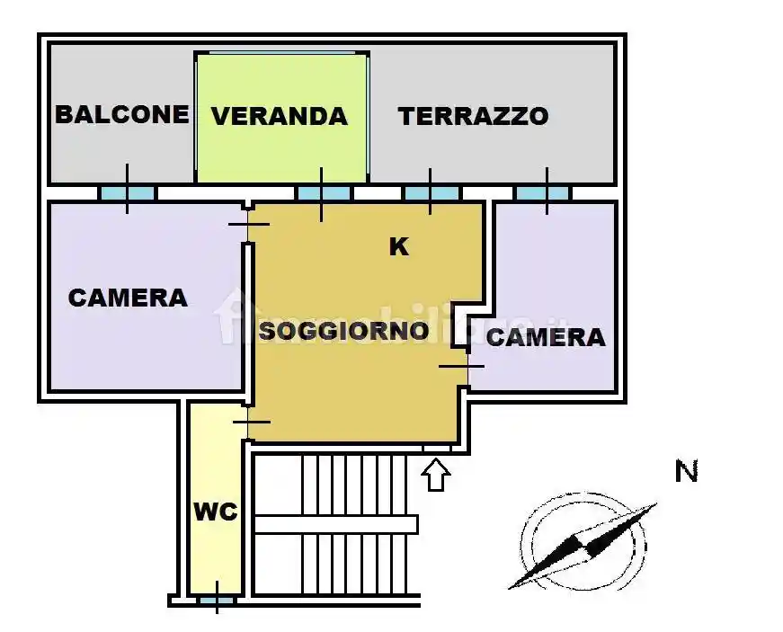 Trilocale buono stato, quarto piano, Ascanio Sforza, Milano - foto 4