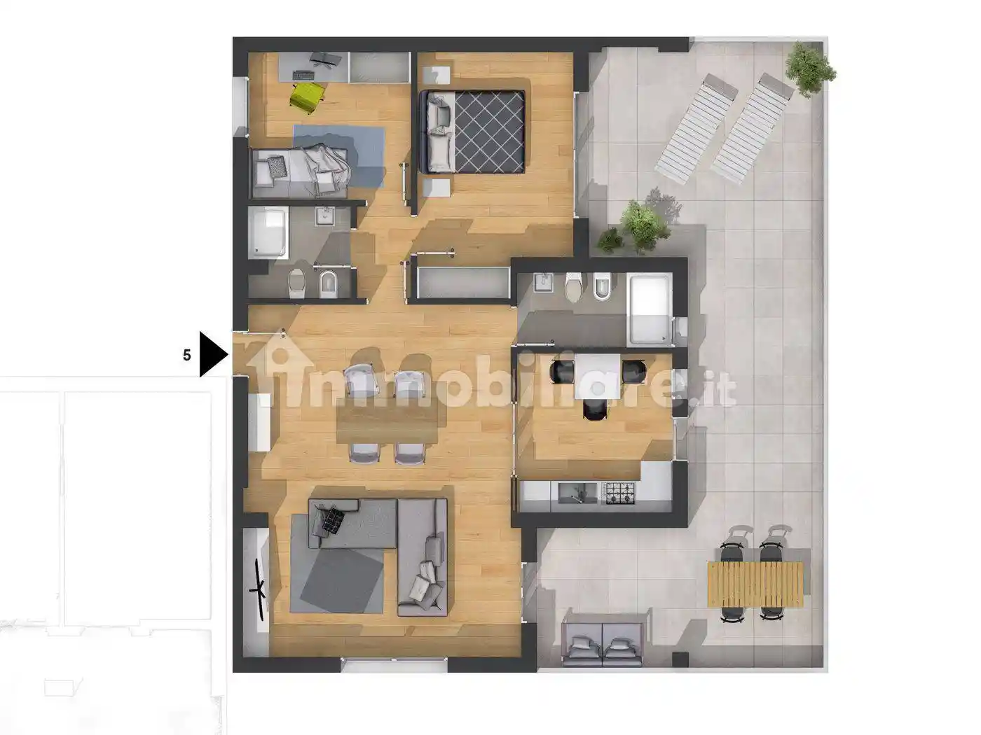 Quadrilocale salita Fiumara Guardia, Villaggio Pace, Messina - foto 5