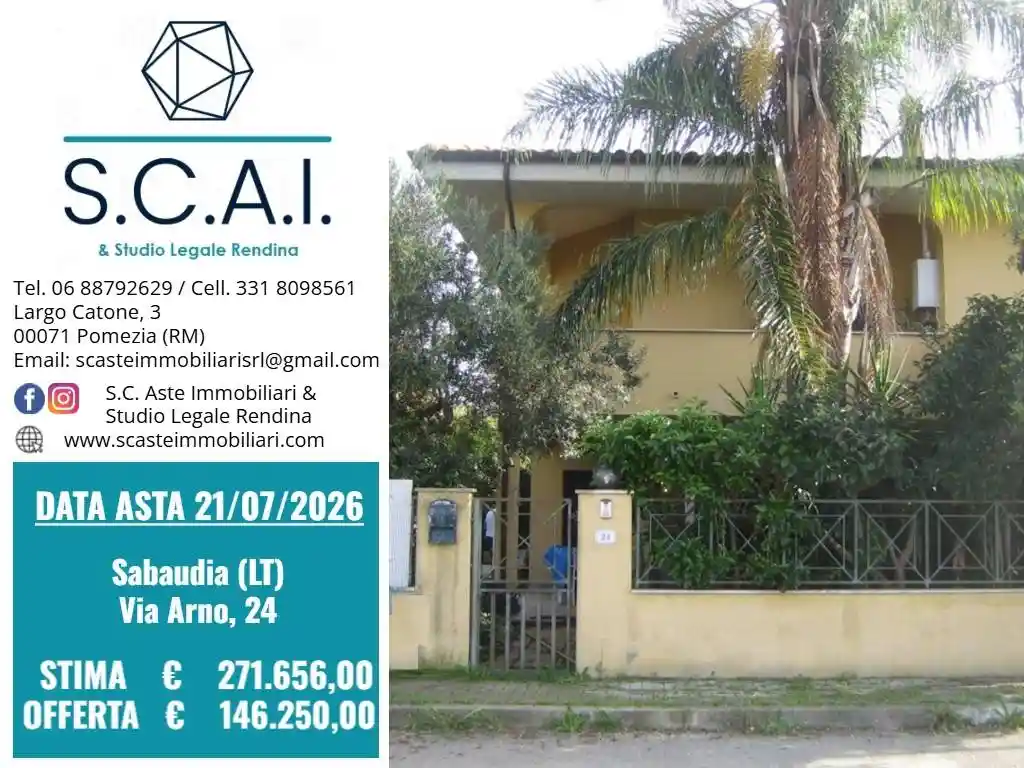 Villa in vendita a Sabaudia