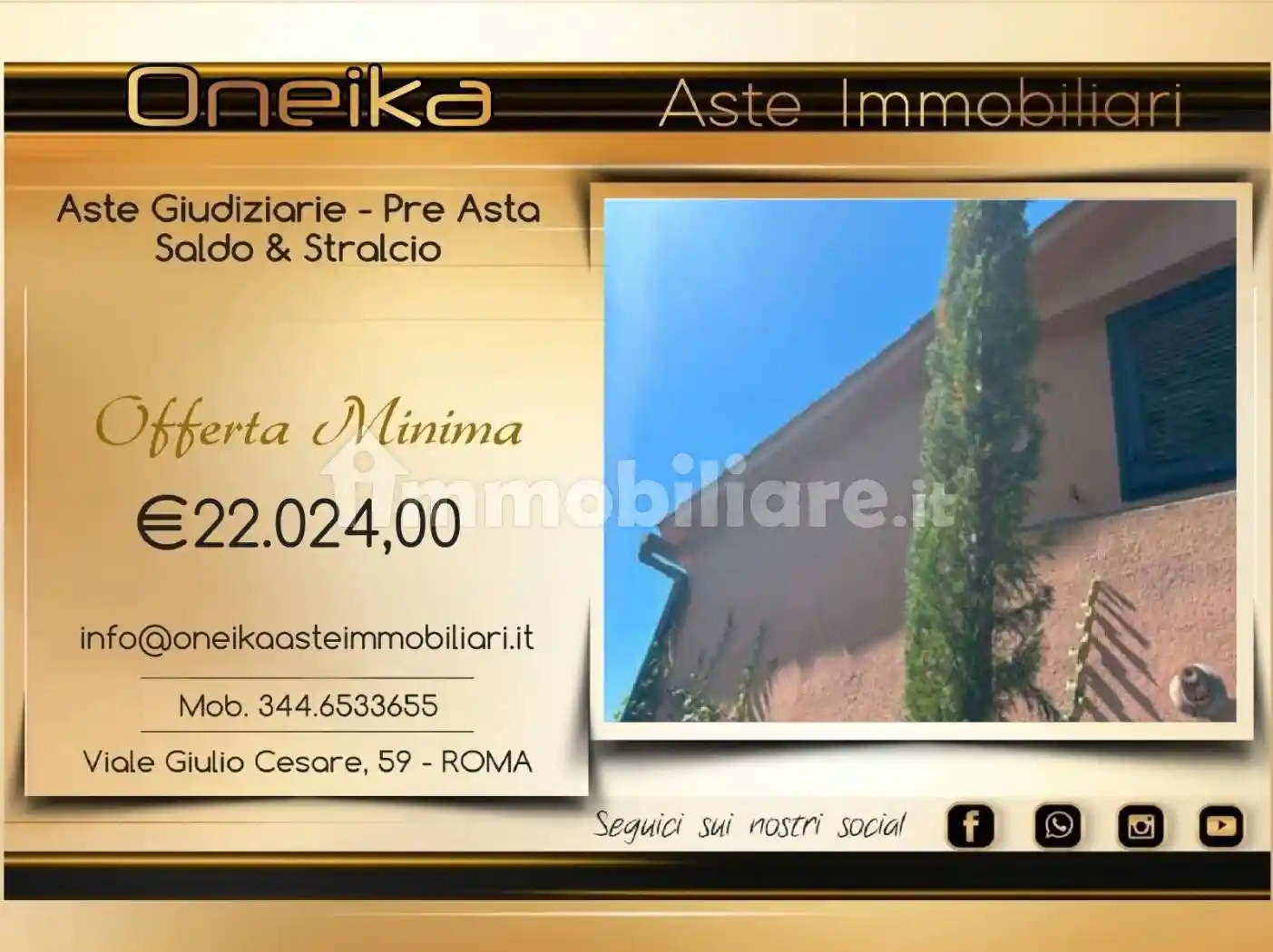 Appartamento in vendita a Cineto Romano