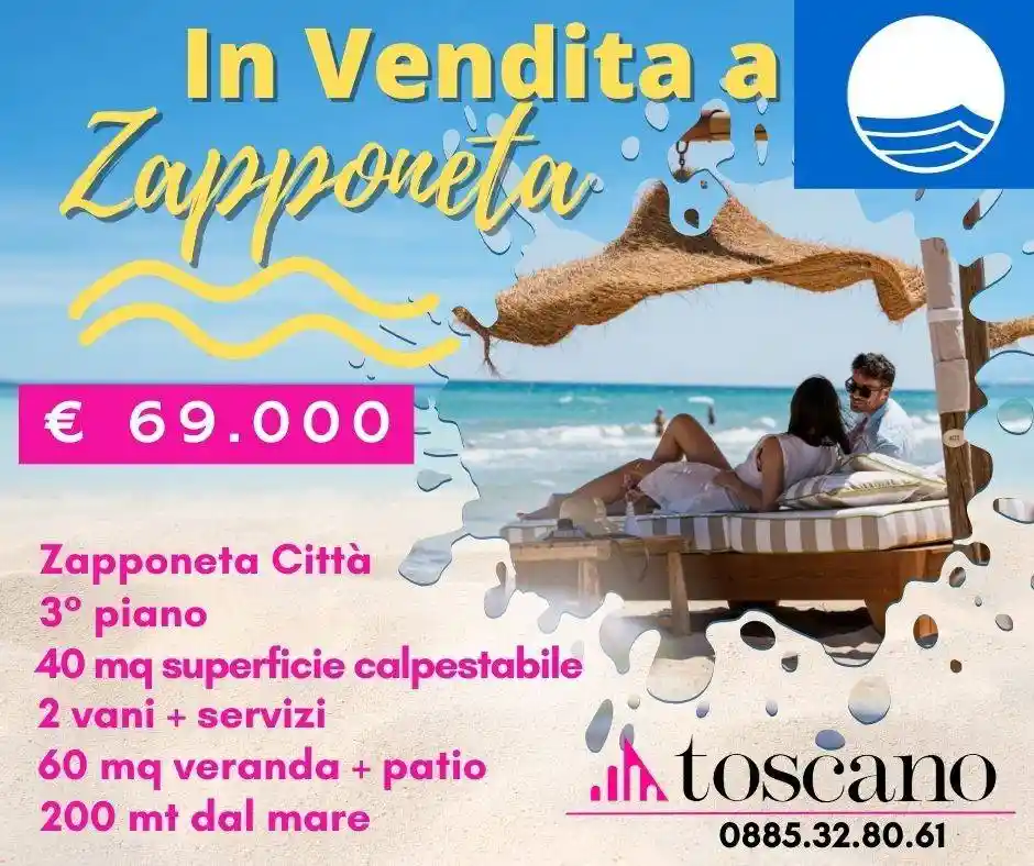 Appartamento in vendita a Zapponeta