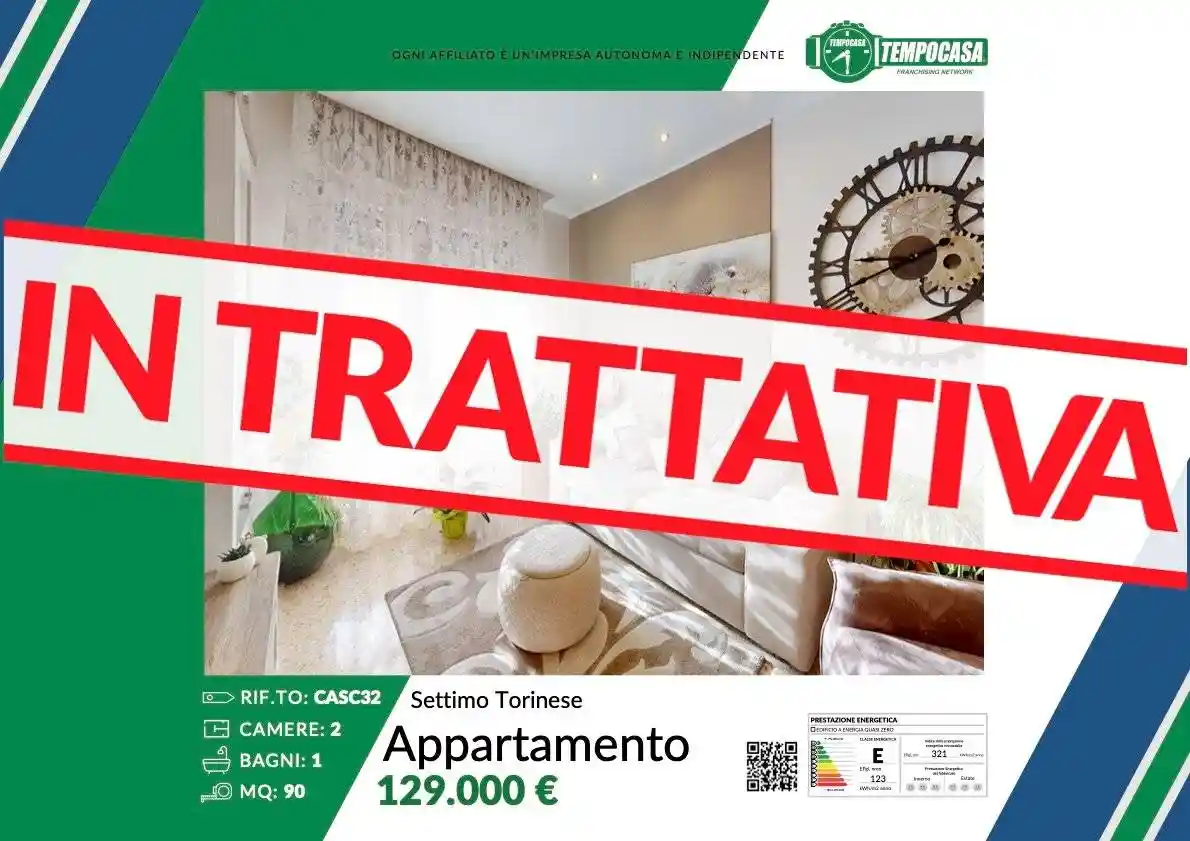 Appartamento in vendita a Settimo Torinese