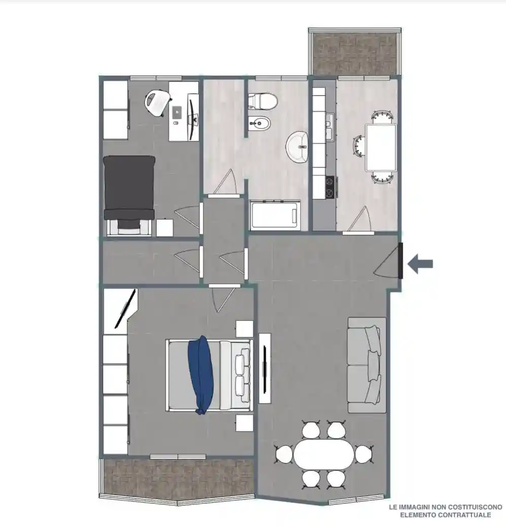 Appartamento in vendita a Melegnano